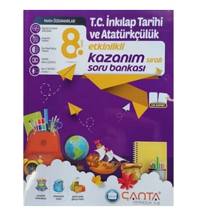 Çanta Yayınları 8. Sınıf LGS T.C. İnkılap Tarihi ve Atatürkçülük Etkinlikli Kazanım Soru Bankası