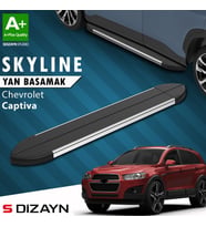 S-Dizayn Chevrolet Captiva Skyline Krom Yan Basamak 183 Cm 2006-2018 A+ Kalite