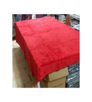 Prizma Bianca Eskitme Desen Kaymaz Latex Taban Halı (150x200)-Kırmızı