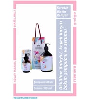 2li Set / Kepek Önleyici, Dökülme Karşıtı Keratin Biotin Kolajen İçeren Bio+ Şampuanı Ve Serum