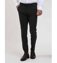 Dufy Antrasit Erkek Ekstra Slim Fit Melanj Desenli Klasik Pantolon - 103492