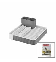 SÜRGÜLÜ BULAŞIKLIK PLASTİK 32.5CM X 35.5CM - 51.5 X 35.5CM - GRİ RENK (5680)