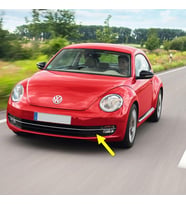 VW Beetle 2012-2016 Ön Tampon Sol Sis Farı Kapağı Kromlu 5C5854661C
