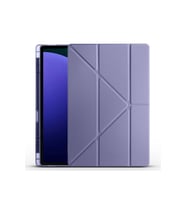 Samsung Galaxy Tab S9 Ultra SM-X910 Uyumlu Kılıf Zore Tri Folding Kalem Bölmeli Standlı Kılıf