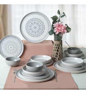 Keramika Stone Nordic Yemek Takımı 24 Parça 6 Kişilik 21426-27