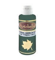 Yağ Yeşili Akrilik Boya Artebella Yağ Yeşili Akrilik Boya 3010 Yağ Yeşili 130 ml (Karışık)