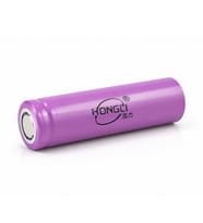 HONGLI 18650 Şarjlı Pil 1200 mAh 3.7V Li-ion Düz Uçlu Batarya 35 Gram Tekli Pil