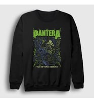 Presmono Unisex Siyah Driven Pantera Sweatshirt 168379tt