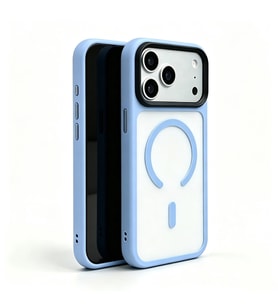 Apple iPhone 18 Pro Max Kılıf Mat Arka Yüzey Wireless Şarj Özellikli Zore Flet M-safe Kapak