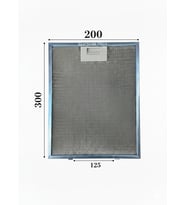 En 200mm Boy 300mm Arka Tırnak Arası 135mm Aspratör Filtresi
