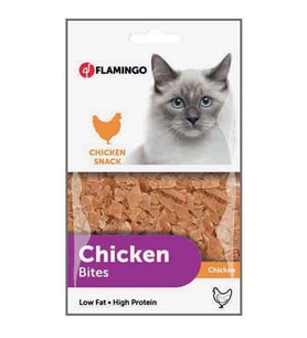 Flamingo Chicken Bites Tavuk Etli Naturel Kedi Ödülü 85 Gr