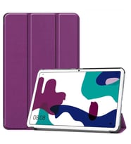 Huawei MatePad 10.4 Uyumlu Zore Smart Cover Standlı 1-1 Kılıf (Mor)