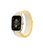 Watch 22mm Hasırlı Cırtcırtlı Kordon - Beyaz