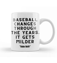 Babe Ruth Quotes Baseball Kupa Bardak Porselen