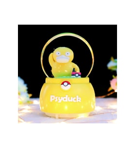 Ördek Büyük Boy Kar Küresi Işıklı, Müzikli, Püskürtmeli, Sarı, 16X12