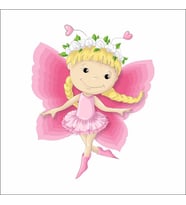 Sevimli Peri Sticker Duvar Sticker 30x25 CM