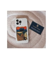 Realme C53 Uyumlu Susam Sokağı Kurabiye Canavarı Çığlık Tablo Tasarımlı Şeffaf Kılıf