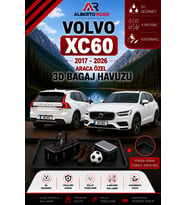 Volvo Xc60 2017 - 2026 Araca Özel 3D Bagaj Havuzu