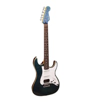 Guson SuperStrat HSS Elektro Gitar Quilted Mavi