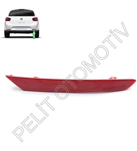 Seat Ibiza Arka Tampon Reflektörü Sağ 6J4945106C (2013-2017)