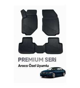 Bmw 3 Serisi E36 1990–1998 Uyumlu 3D Kauçuk Oto Paspas – Premium Seri