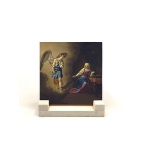 Meryem’e Müjde (Adriaen van de Velde, 1667) Baskılı Taş Masaüstlük 10X10