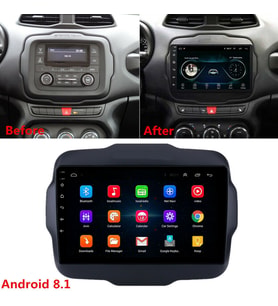 JEEP RENEGADE CARPLAY ANDROİD NAVİGASYON DVD USB BT KAMERA