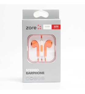 Zore EP5 Basıc Serisi 3.5mm Kulaklık (Turuncu)