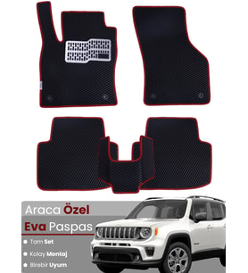 JEEP RENEGADE (2020-2025) Uyumlu EVA Paspas Tam Set–Araca Özel,Kolay Montaj,Su Geçirmez