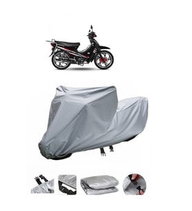 Yuki YK100-7 Paşa  Gri Motosiklet Brandası ARKA ÇANTA UYUMLU DEĞİLDİR