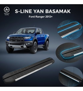 Ford Ranger S-Line Premium Krom Yan Basamak  2013 Sonrası
