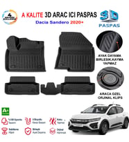 Dacia Sandero 3D Paspas Havuzlu Pro 2020 Sonrasi