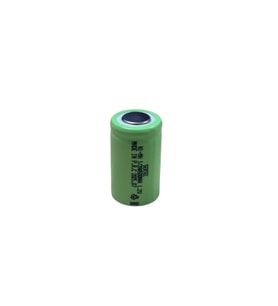 1.2V 500 Mah - 1/2AA - Ni-MH Şarjlı Pil - (Başsız / Flat Head)