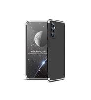 Samsung Galaxy M23 Uyumlu Kılıf Zore Ays Kapak (Siyah-Gri)