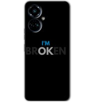 Tecno Camon 19 Pro Kılıf HD Desen Baskılı Kılıf - Im Broken