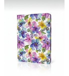 Adalinhome Lizy Sert Kapaklı Şık Konsept Defter - 15X21cm - İZOMETRİK VE DÜZ SAYFA (Çok Renkli)