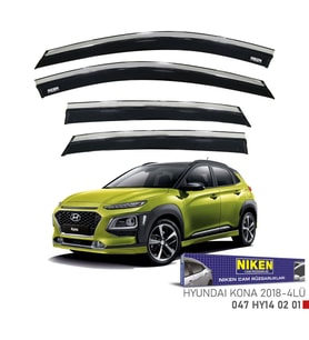 Hyundai Kona Kromlu Cam Rüzgarlığı Niken 2018 Sonrası