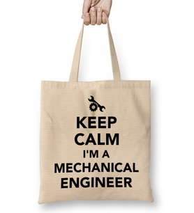 I Am A Mechanical Engineer 010 Bez Çanta Uzun Saplı