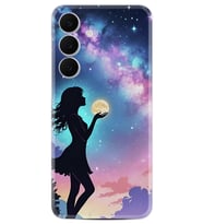 Samsung Galaxy S25 FE Kılıf Boutique Baskılı Resimli Woman in Moon Pcode -005
