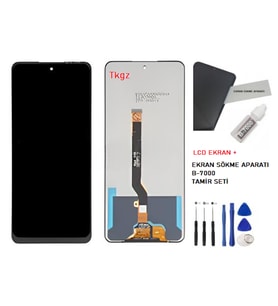 Tecno Spark 8T Uyumlu Lcd Ekran Dokunmatik Servis + B-7000 + TAMİR SETİ