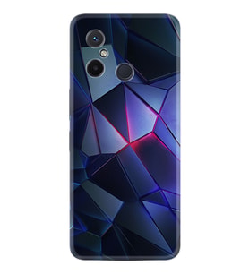 Xiaomi Redmi 12C Kılıf Resimli Desenli Silikon Platinium Series Üçgenler 2 1872