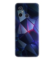 Xiaomi Redmi 12C Kılıf Resimli Desenli Silikon Platinium Series Üçgenler 2 1872