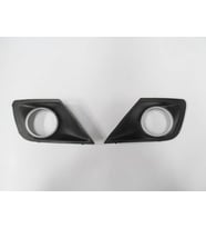 2009-2012 Peugeot 207 Sis Lamba Kapağı Sağ-Sol Set (2 Parça) Sis Delikli Çerçevesi Gri (Adet) (Oem N
