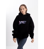 Unisex Oversize YEAH! Kapüşonlu Sweatshirt