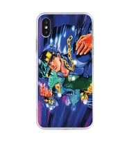 Iphone XSMAX Uyumlu JoJo's Bizarre Adventure Tasarımlı Şeffaf Telefon Kılıfı
