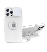 Ally iPhone 13 Pro 6.1 inç Kılıf Sürgülü Kamera Lens Korumalı Yüzük Standl? - SSSSSS5863-4