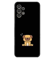 Galaxy M14 Uyumlu Kılıf Resimli Desenli Silikon Platinium Series Uyuyan Köpek 1875