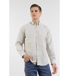Su Yeşili Oxford Düğmeli Yaka Uzun Kol Cepsiz Slim Fit Pamuklu  Gömlek 1004260182