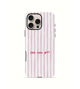 iPhone 16 Pro Max Vorian Çift Katmanlı Kılıf You Can Girl