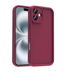 Apple iPhone 16 Kılıf Kamera Korumalı Kalın Kenarlı Viera Silikon Case